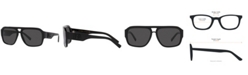 Dolce&Gabbana Men's Low Bridge Fit Sunglasses, DG4403F Low Bridge Fit 58